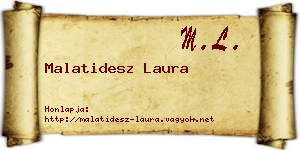 Malatidesz Laura névjegykártya